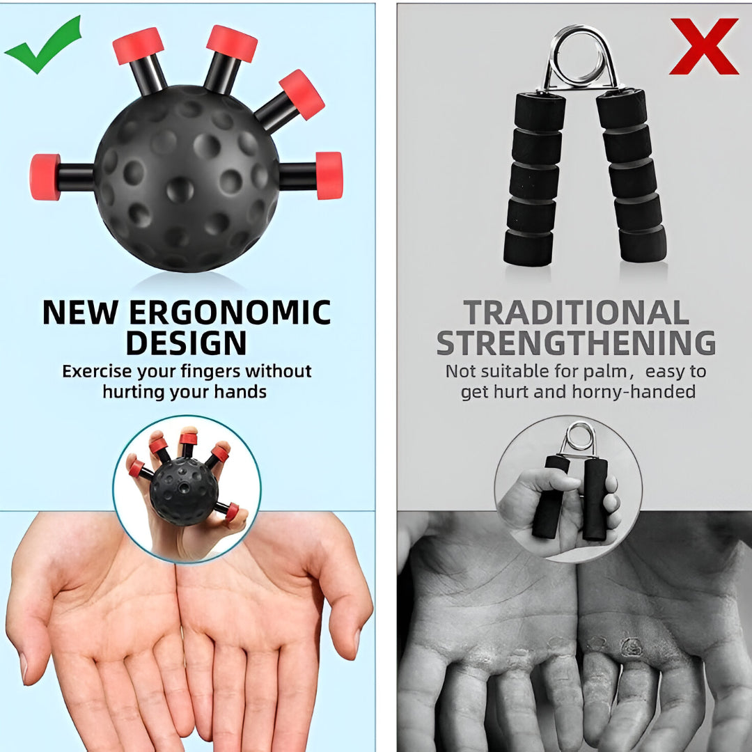 ✨ Ergonomic Finger Strengthener & Hand Grip Exercise Ball