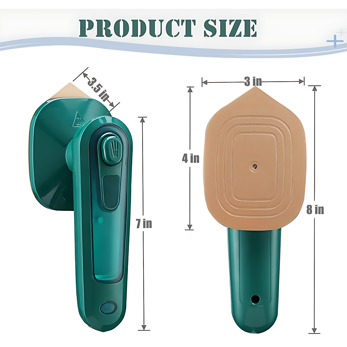 Portable Handheld Garment Steamer & Iron – 2-in-1 Fabric Care Solution for Effortless Wrinkle Removal