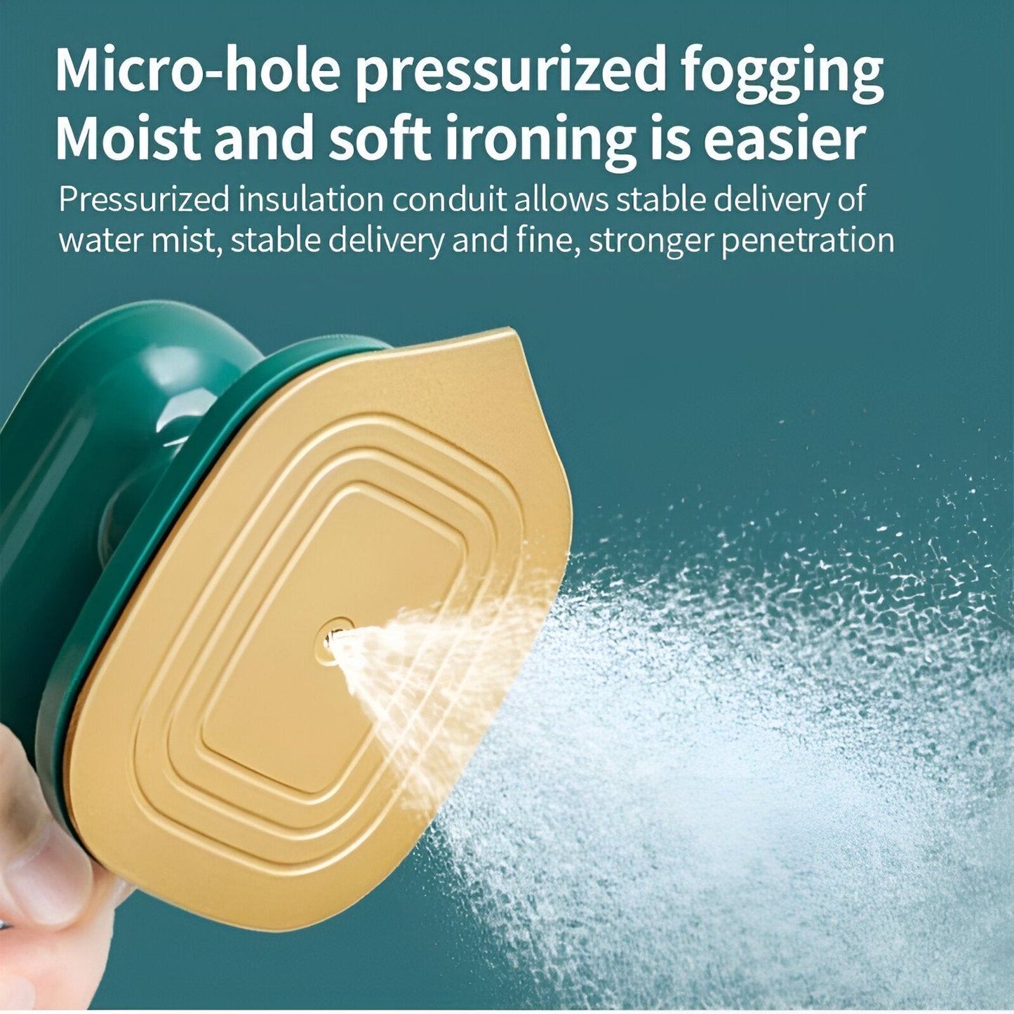 Portable Handheld Garment Steamer & Iron – 2-in-1 Fabric Care Solution for Effortless Wrinkle Removal