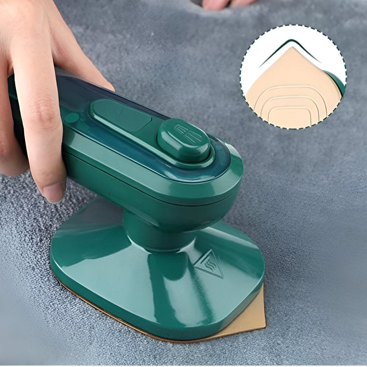 Portable Handheld Garment Steamer & Iron – 2-in-1 Fabric Care Solution for Effortless Wrinkle Removal