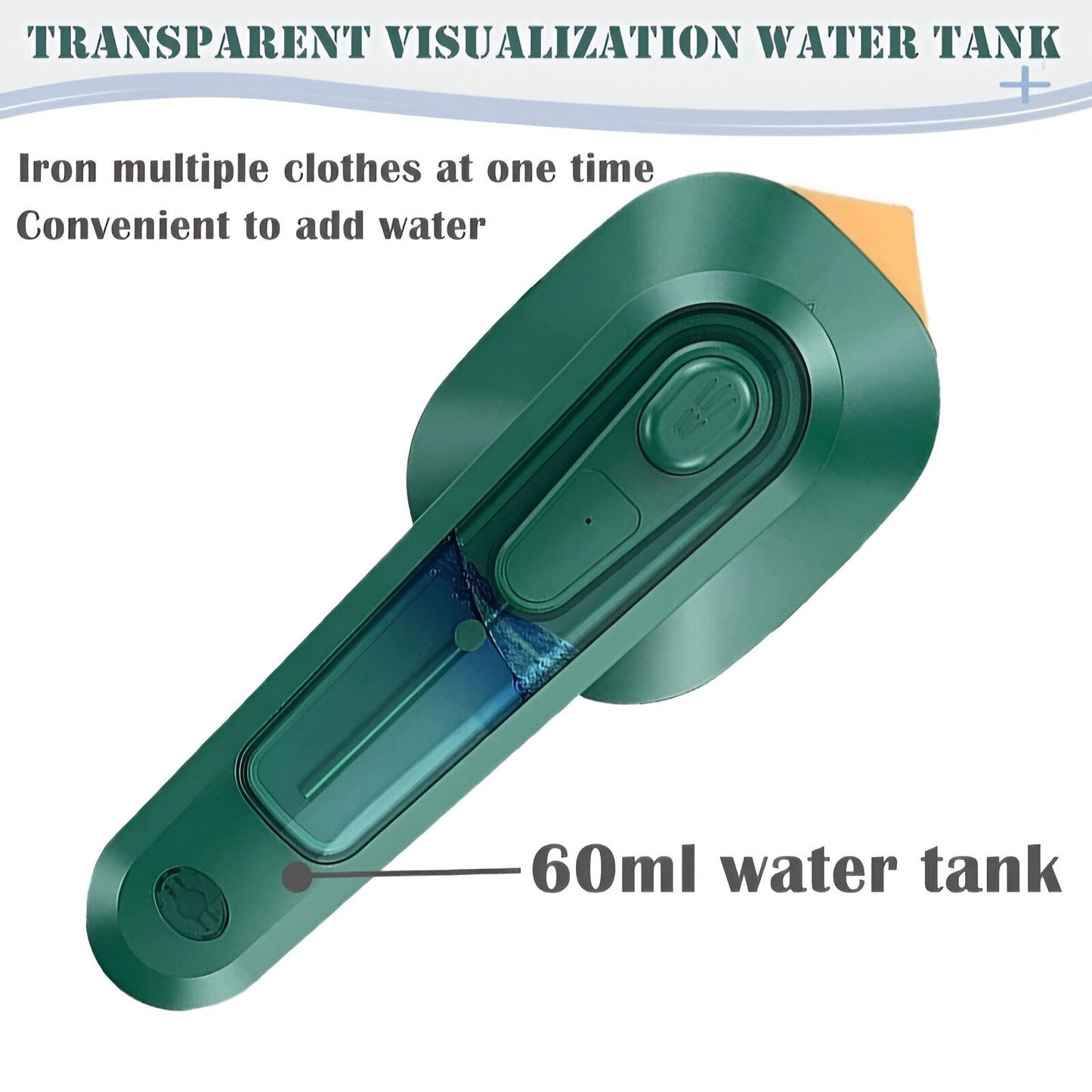 Portable Handheld Garment Steamer & Iron – 2-in-1 Fabric Care Solution for Effortless Wrinkle Removal