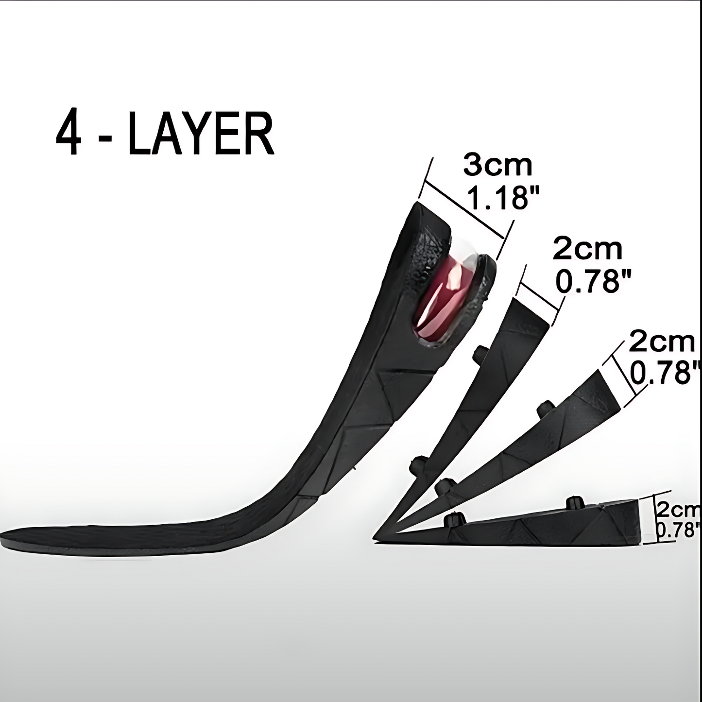 ✨ Adjustable Height Increasing Shoe Insoles