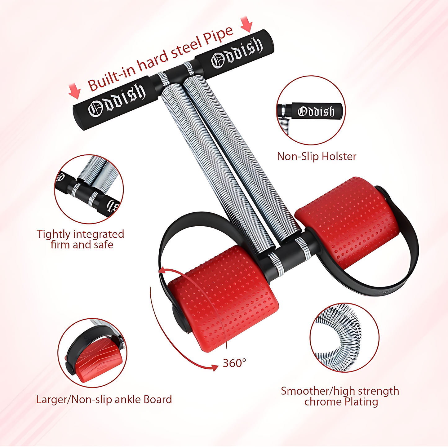 🏋️‍♀️ 3-in-1 Full Body Fitness Kit – Tummy Trimmer, Resistance Band & Sweat Belt Combo