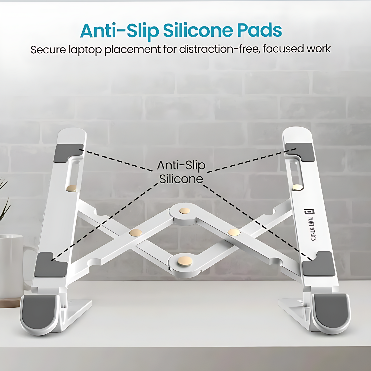 🖥️ Adjustable Aluminum Laptop Stand