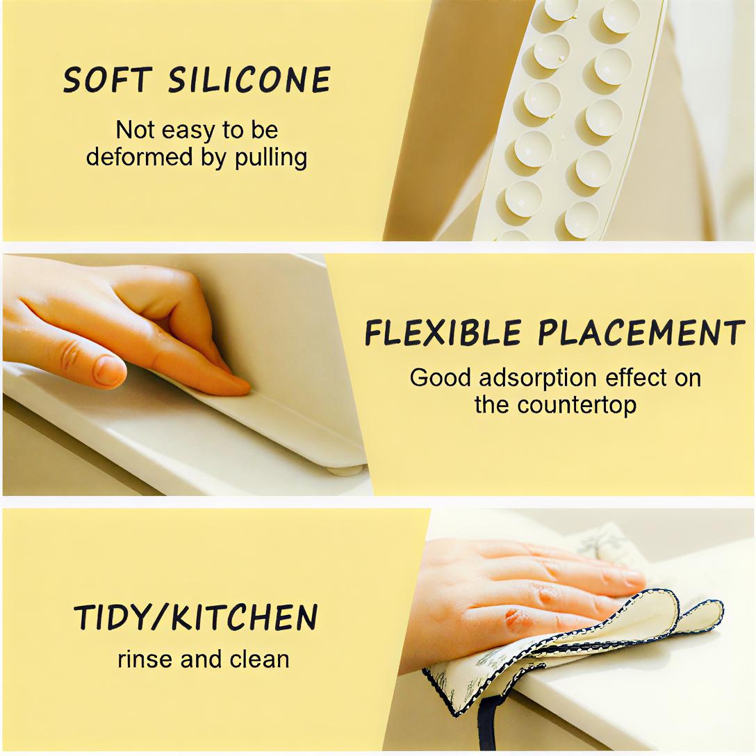 Silicone Sink Splash Guard – Water Stopper for Kitchen Countertop