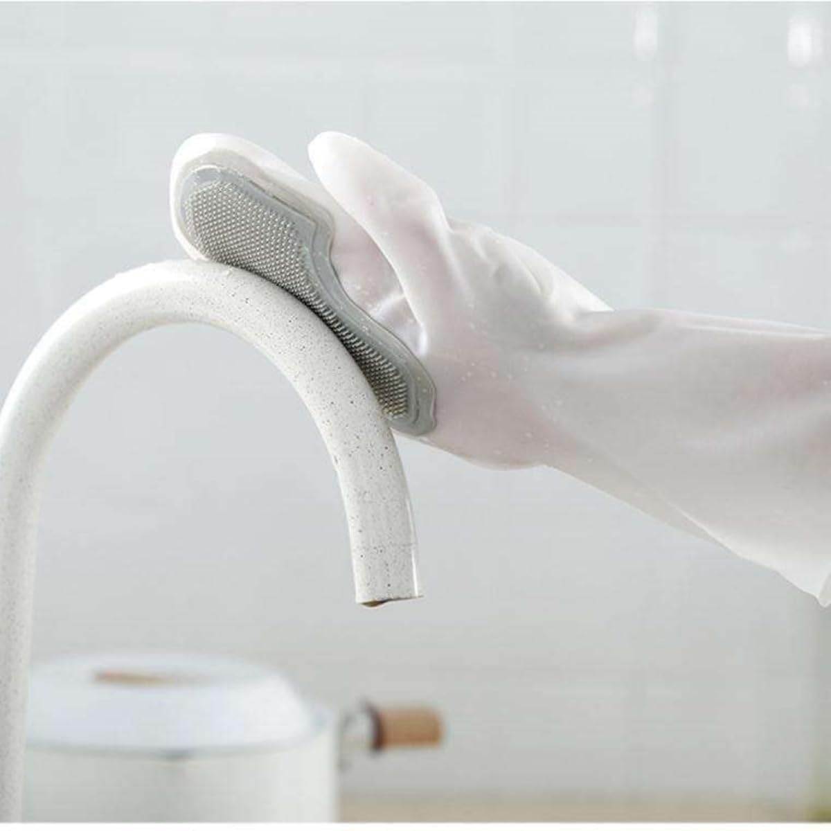 Magic Dishwashing Scrubber Gloves