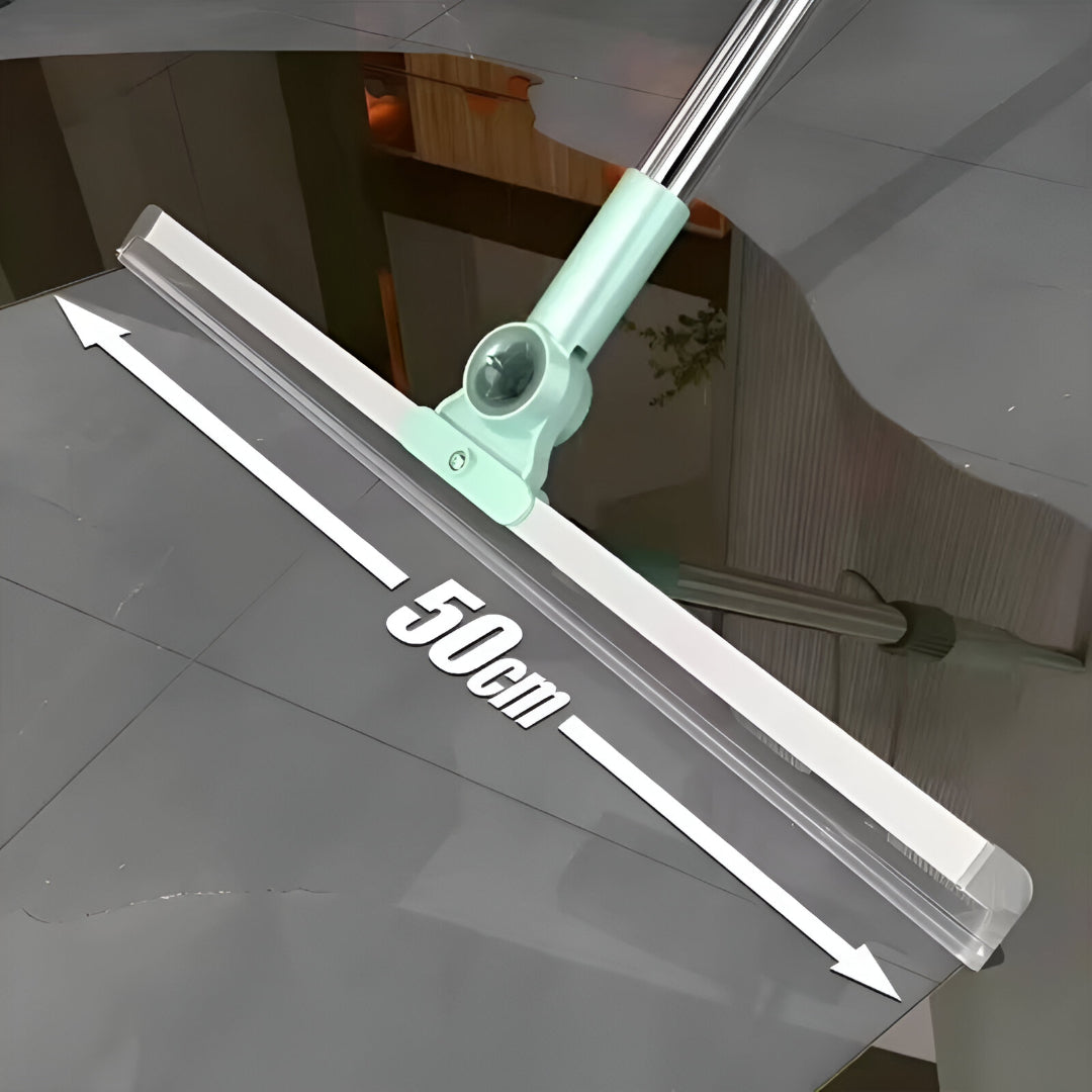 Magic Broom Floor Squeegee Wiper with 180° Rotating Handle